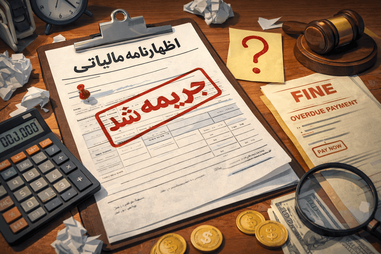 اظهار نامه مالیاتی و جرائم آن 